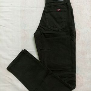 High Waist Straight Pants