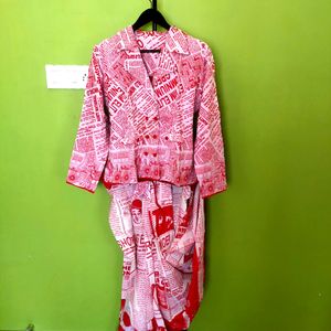 Devdasi Blezzer & Dhoti Set/New With Tag