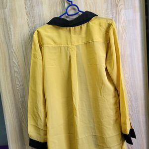 Sunset Yellow Blouse