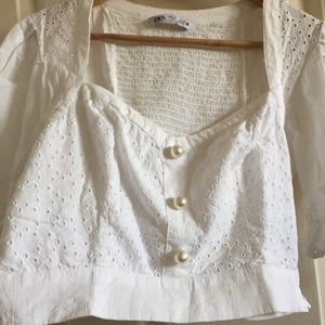 Zara White Top