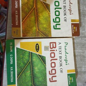 Pradeel biology class 11th both vol I and II