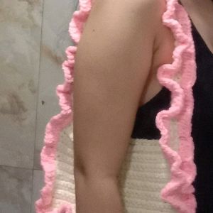 Crochet Ruffle Shoulder Bag!!