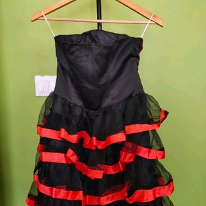 Awesome Flared Party Wear Dress/New With Tag