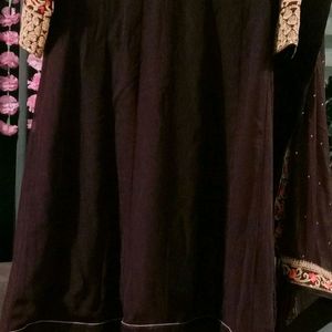 Women Ethnic Gown With Dupatta Or Pant