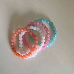 Glass Beads Durable Elastic Bracelet