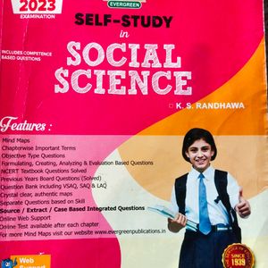 Class 10 Social Science  , Self Study Book