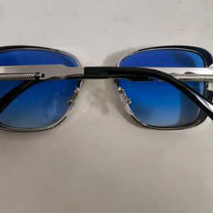 Metal Sunglasses🕶️ Squared Retro Sky Blue Aviator