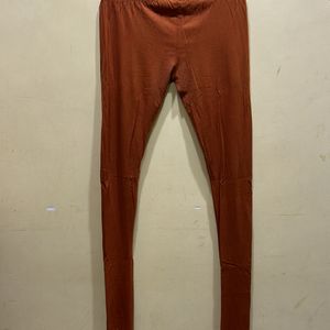 Rust Colour Leggings Size M