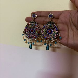 Big ethnic earrings