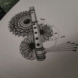 Mandala Flute Art