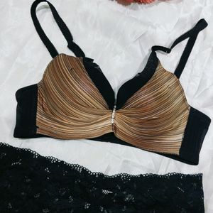 Imported Designer Bra Set With Sexy Thong