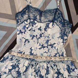 Blue And White Floral