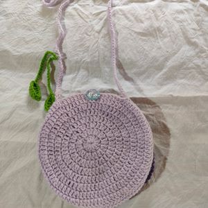 Hand Made Crochet Sling Bag Hope