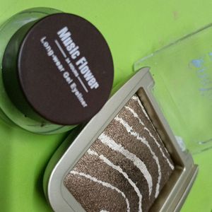 Shryoan Baking Highlighter With Brown Gel Eyeliner