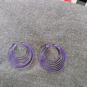 Purple Earings