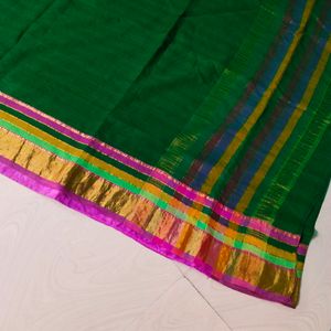 Zaree Border Pure Cotton Saree