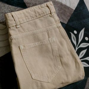 Off White Cargo Denim Jeans