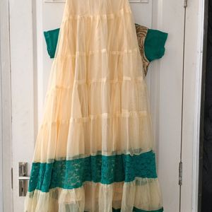 3 In 1 Slitcut Kurta/Long Frock/lehanga Skirt