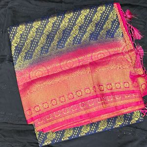 Soft Semi Banaras Silk Saree