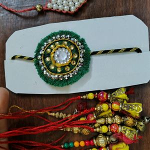 13 Rakhi 💯 pure handmade raakhis rakshabandha