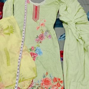 Kurti Salwar And Dupatta Set