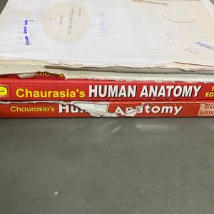 BD Chaurasia’s Human Anatomy Volume 1,2,3