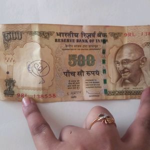 500 Old Good Condition Currency