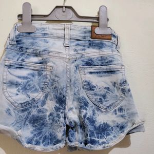 Pepe Jean Blue Denim Shorts For Girls