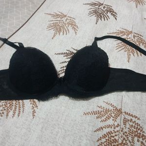 Padded Black Bra