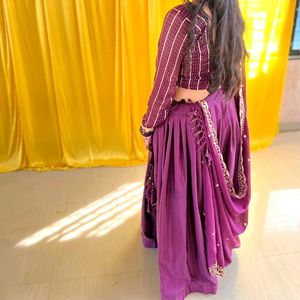 💥sale 💥Beautiful Purple Lehenga Choli Women💜