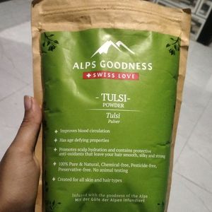 Free Bag with Alps Goodness Tulsi Powder