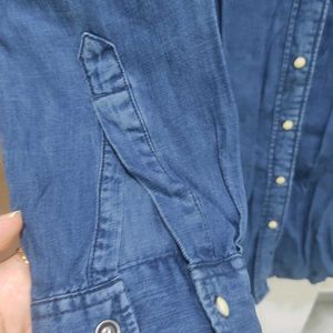 Denim Long Shirt