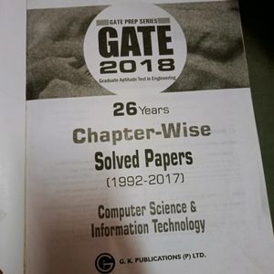 Gate 2018 Book For Cs&It