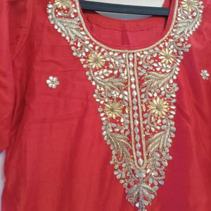 3 Piece Kurta Set ,kurti ,dupatta And Salwar