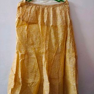 Mustard Top Skirt Co Ord Set