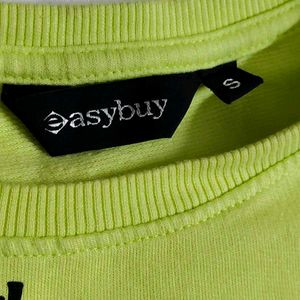 Easybuy Women Green Embellished Sweatshirt