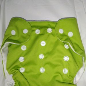 Green Reusable Diaper