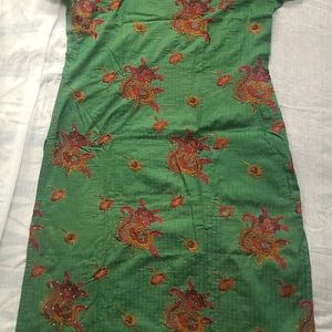 Pure Cotton Embroidered Kurti