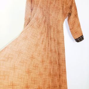 Brown Maxi Dress Cute