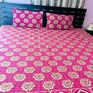 Silk Woven Double Bed Sheet