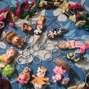 Set of Cute Handmade Keyrings 😍