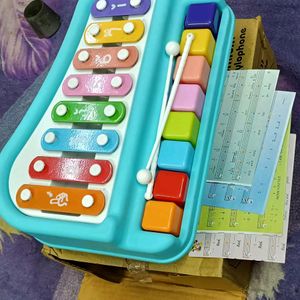 Unused Kids Piano Xylophone 8 tone