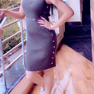 Green Body fit Dress