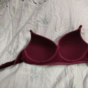 Maroon Padded Bra