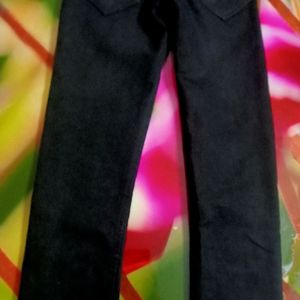 Branded Black Cotton Jeans For Boys