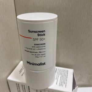 Minimalist Spf 50 Sunscreen Stick With Adenosine,