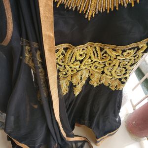 Black Heavy Anarkali