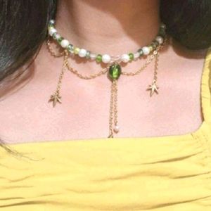 Green Magic Y2K Necklace