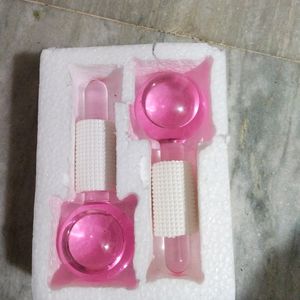 *Cool Face Roller Ball, Ice Globe Facial Massager