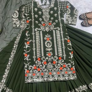 Lehenga With Kurta And Dupatta